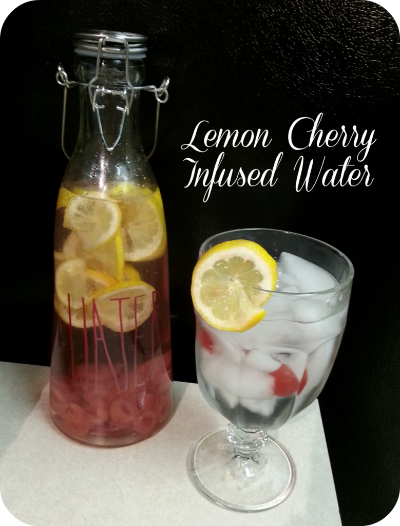 Lemon Cherry Infused Water