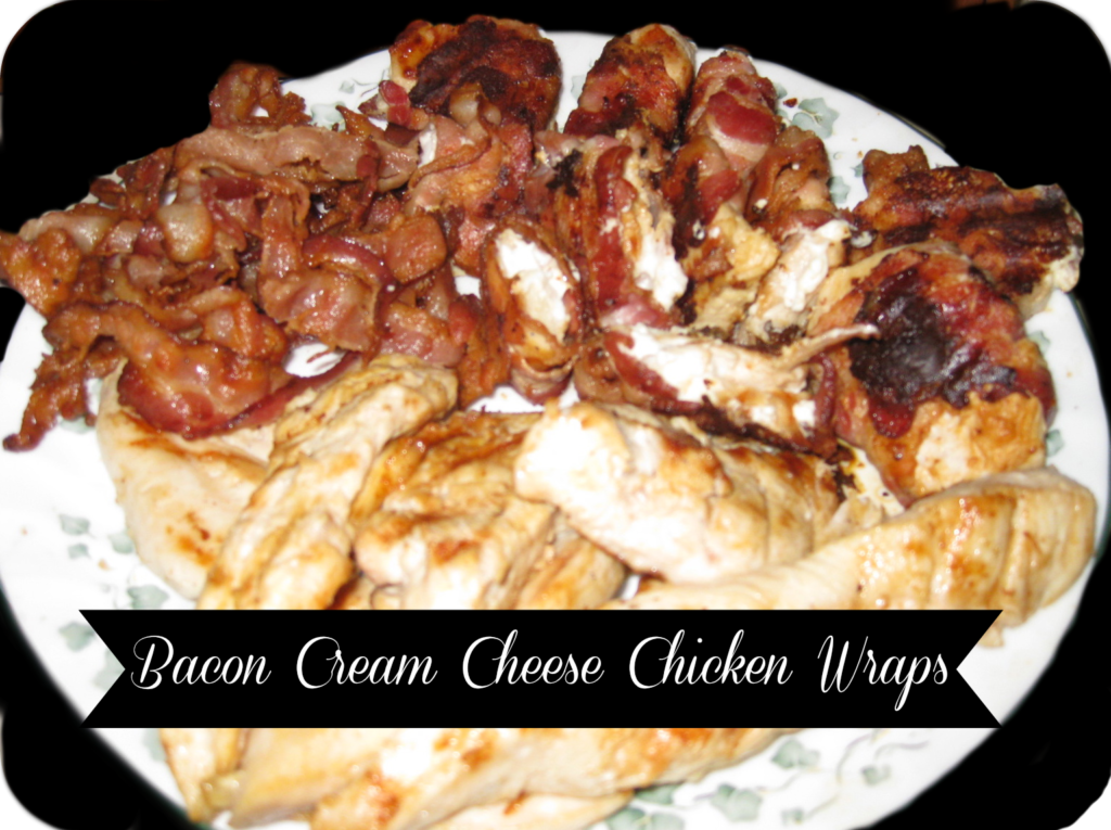 Bacon Cream Cheese Chicken Wraps