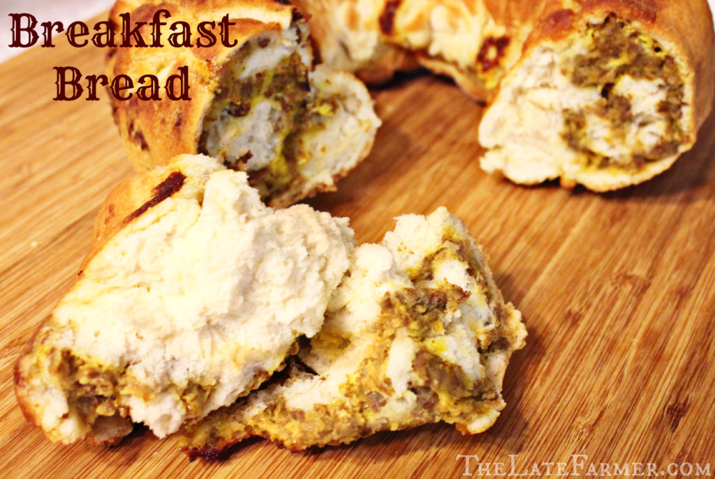 A delicious recipe from my house to yours! Breakfast bread - TheLateFarmer.com