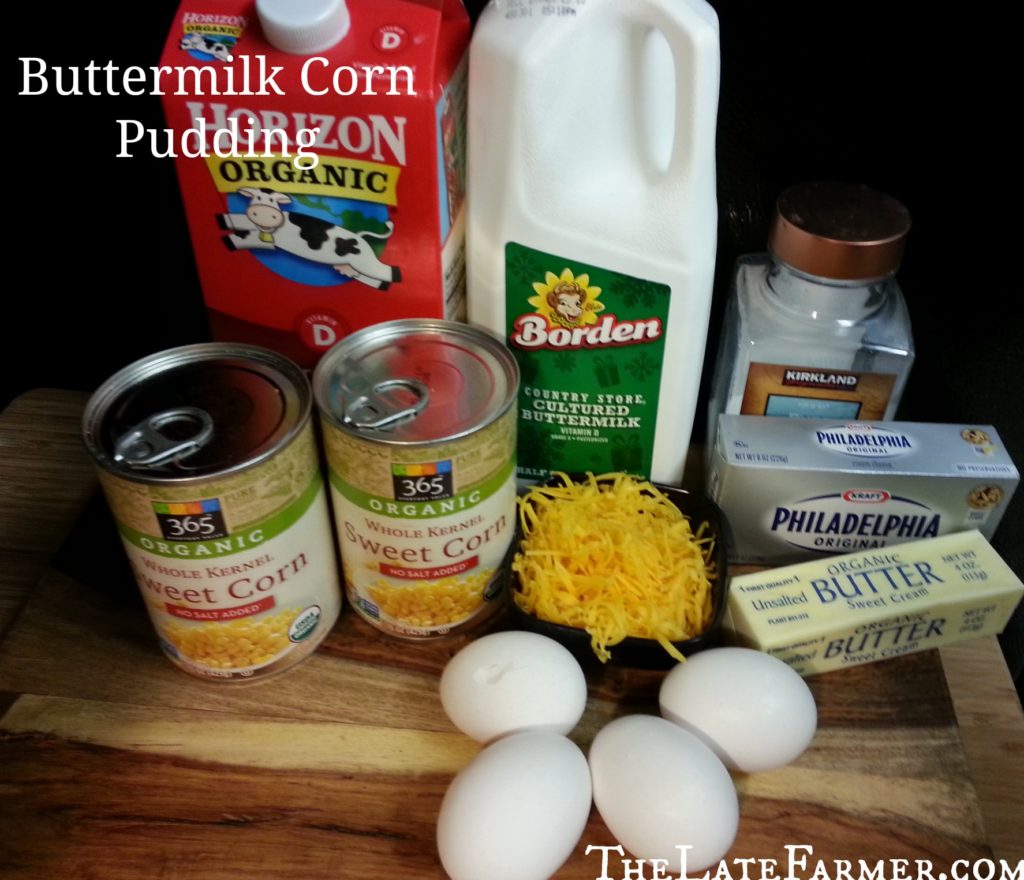Buttermilk Corn Pudding - TheLateFarmer.com Recipe