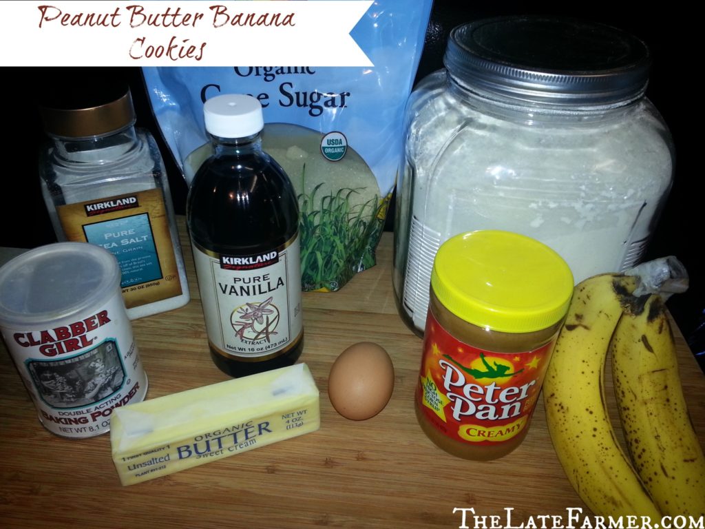 Peanut Butter Banana Cookies Recipe - TheLateFarmer.com